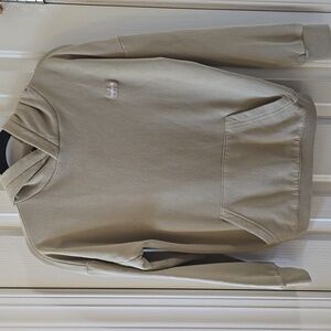 HURLEY BRAND SIGNATURE BOYS KAKHI COLOR PULLOVER HOODIE SIZE MEDIUM